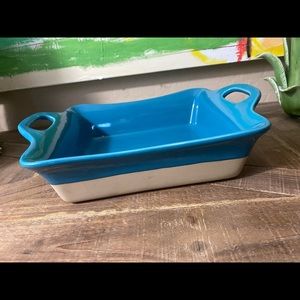 Rachael Ray Hyyge Ceramic Baker Teal Blue.